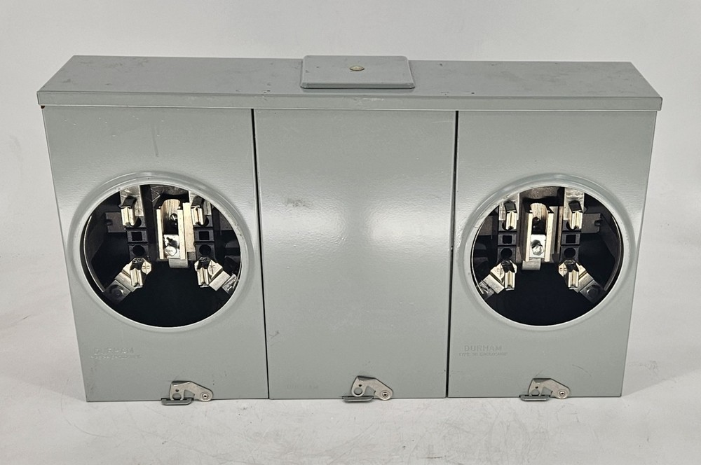 Durham ITT3202U 2-Gang Meter Socket 320A Total (200A Per Position) Ringless