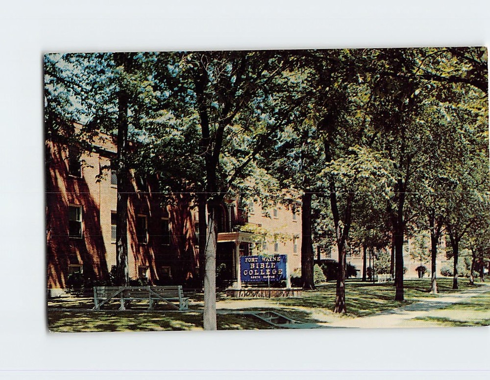 Postcard Fort Wayne Bible College Fort Wayne Indiana USA