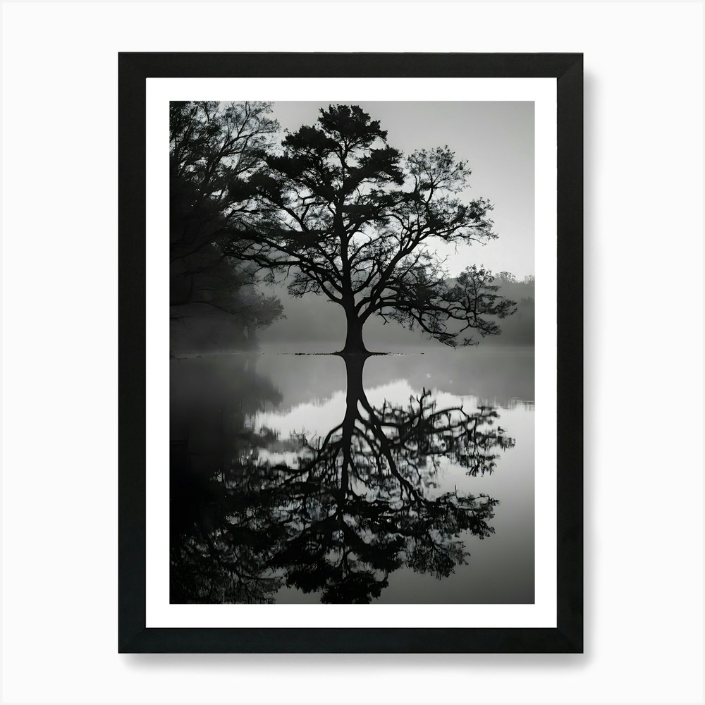Lone Tree 9 Framed Art Print Canvas Wall Decor Picture Poster  