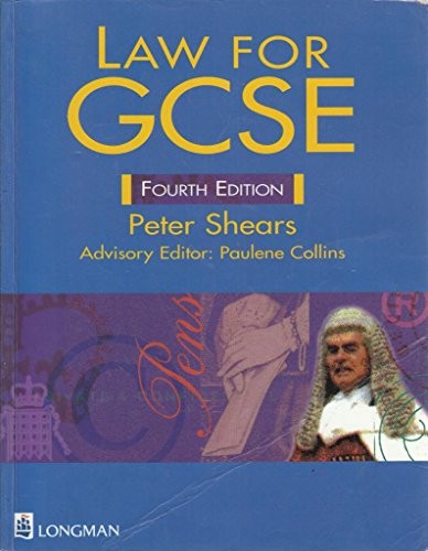 Law for GCSE by Shears, P Paperback Book The Fast Free ShippingFREE US DELIVERY | ISBN: 0582318920 | Quality Books