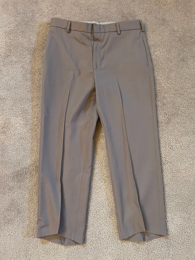 Agsu Army Green Service Uniform Men's Pants Hemmed Size 35 S-C  (26 Inseam)