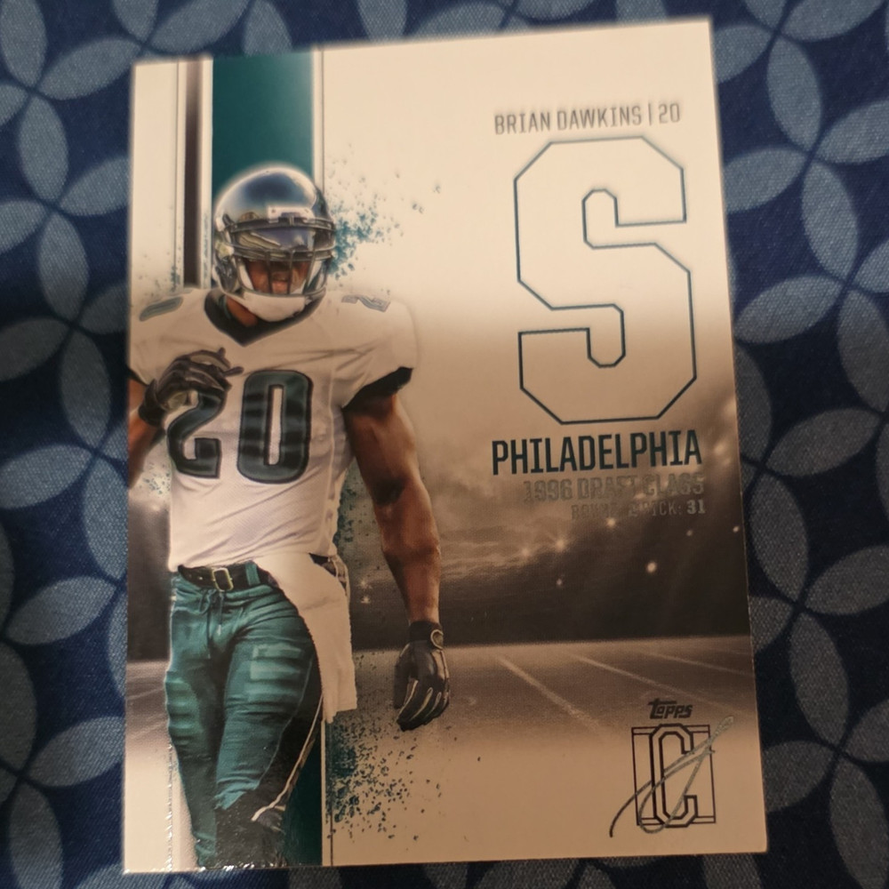 Topps 2024 Signature Class Brian Dawkins Insert #44 Philadelphia Eagles Card