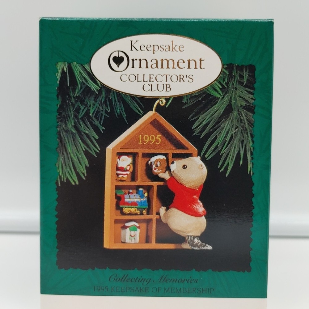 Hallmark Keepsake Christmas Ornament 1995 Collecting Memories Collector's Club