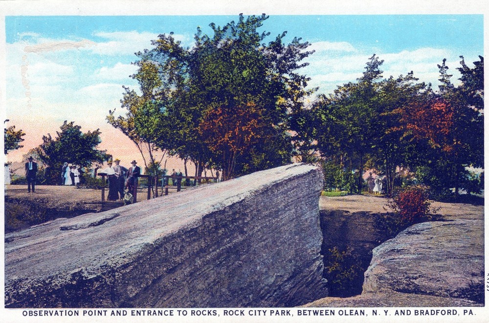 Pennsylvania Observation Point Rock City Park Between Olean NY And Bradford PA
