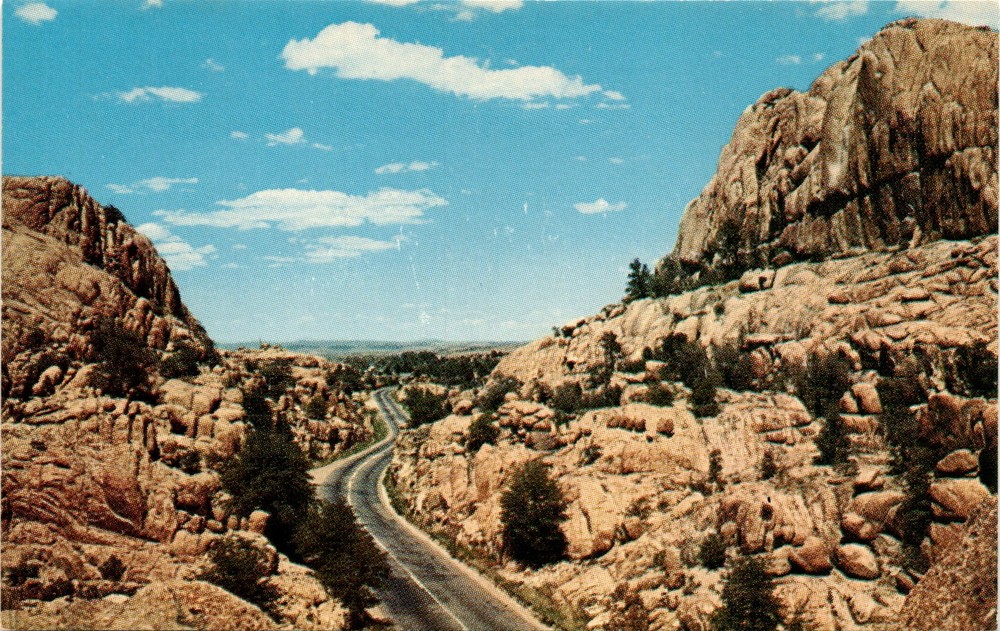 Granite Dells, Prescott, Arizona, Hwy. 89, Ashfork, Hwy 89 Postcard