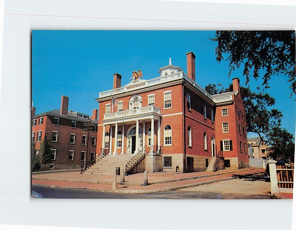 Postcard Customs House Salem Massachusetts USA
