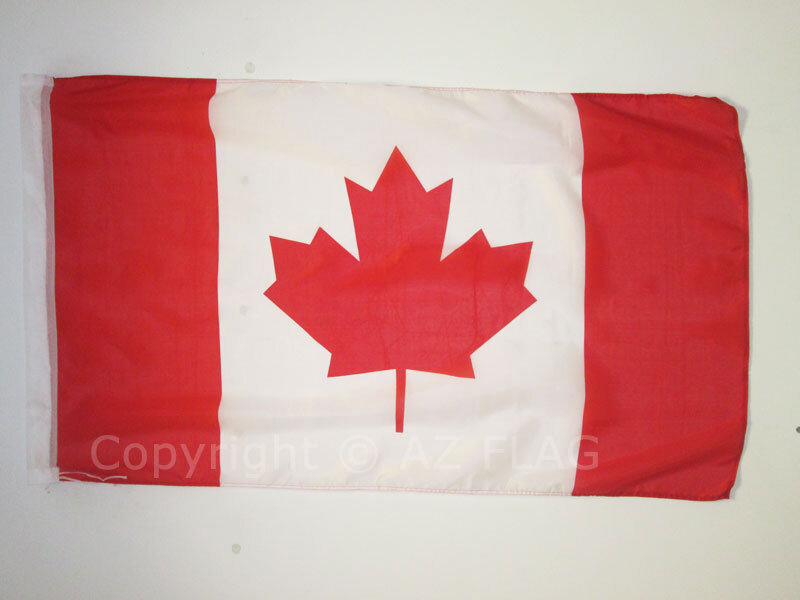 3x5 ft Canada Flag Banner with Grommets - 90x150 cm Canadian Flag for Outdoor & Indoor Use