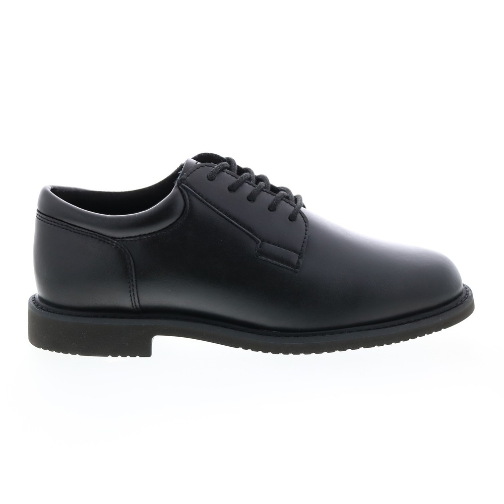 Bates Sentry Lux High Shine E01850 Mens Black Plain Toe Oxfords Shoes 14