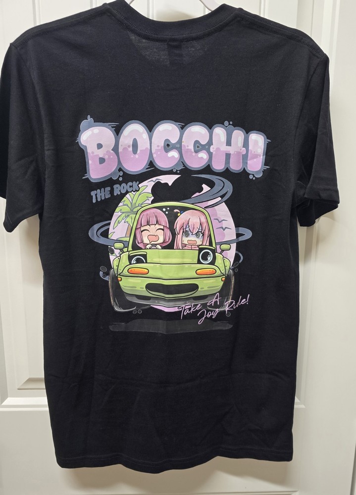 Bocchi the Rock! Car Scene T-Shirt Anime Unisex Tee Sz S