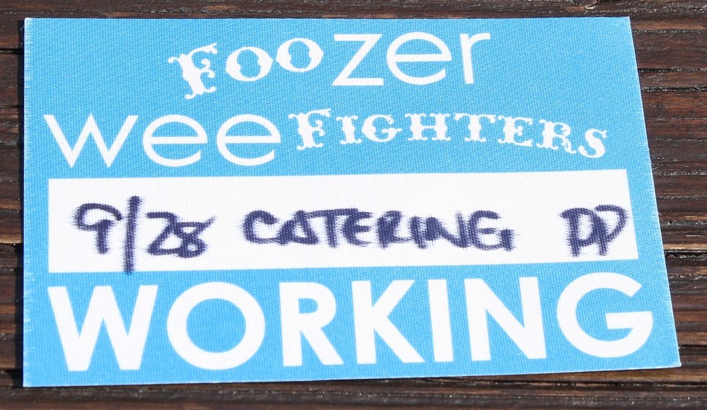 Foo Fighter/Weezer Back Stage Pass (used)