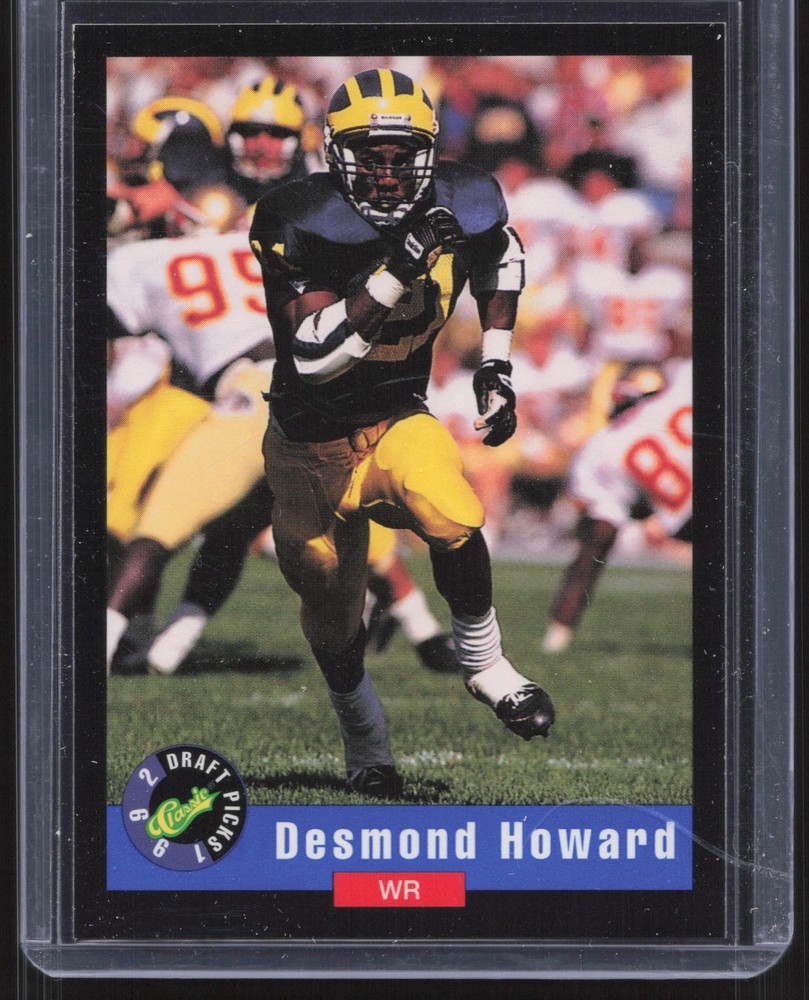 1992 Classic Draft Picks #1 Desmond Howard RC