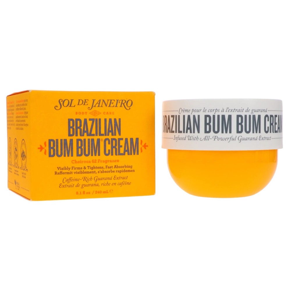 NEW! Full Size 240ml Sol de Janeiro Brazilian Bum Bum Cream