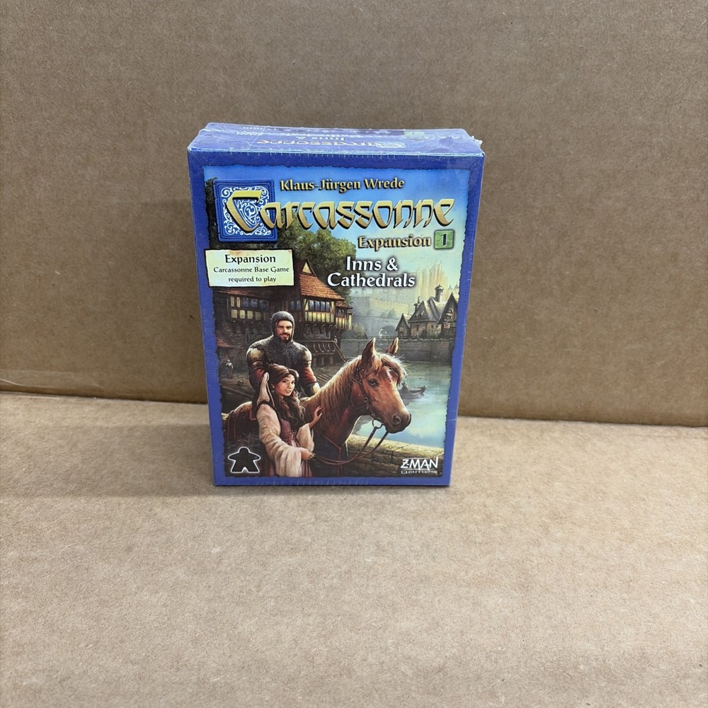 Carcassonne Inns & Cathedrals Expansion 1 Board Game Z-Man Games ZM7811 Sealed