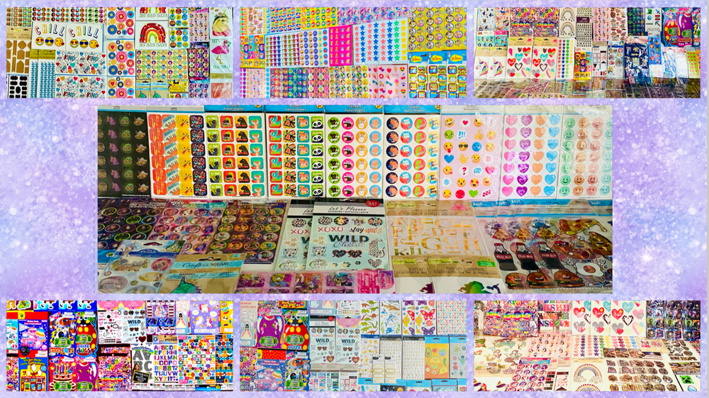 Teen Sticker Bundle with 37 Cartoon Packs for All Ages – High Quality