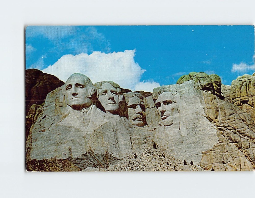 Postcard Mount Rushmore Keystone South Dakota USA