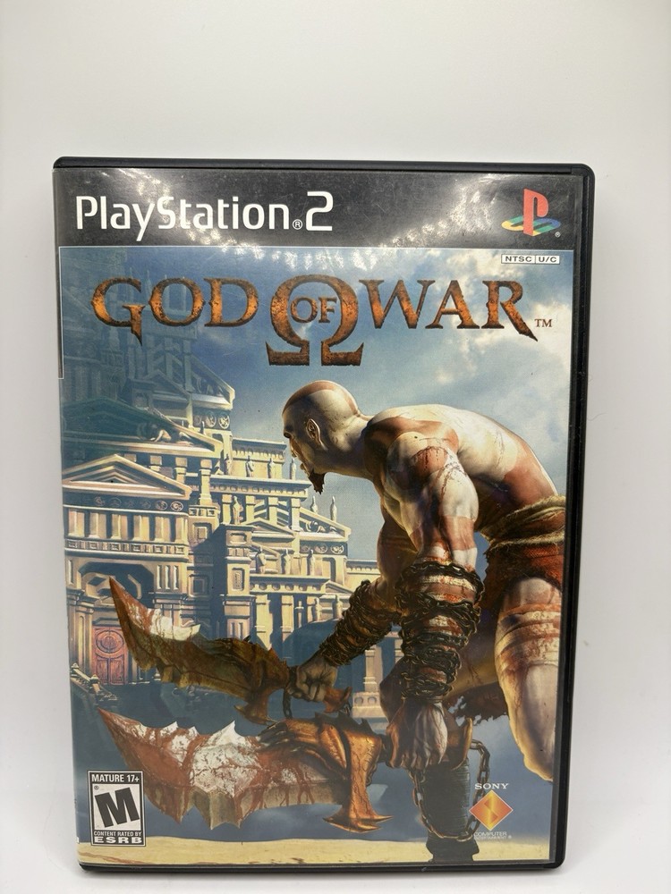 God of War PS2 PlayStation 2 Complete CIB Black Label w/ Manual & Reg Card