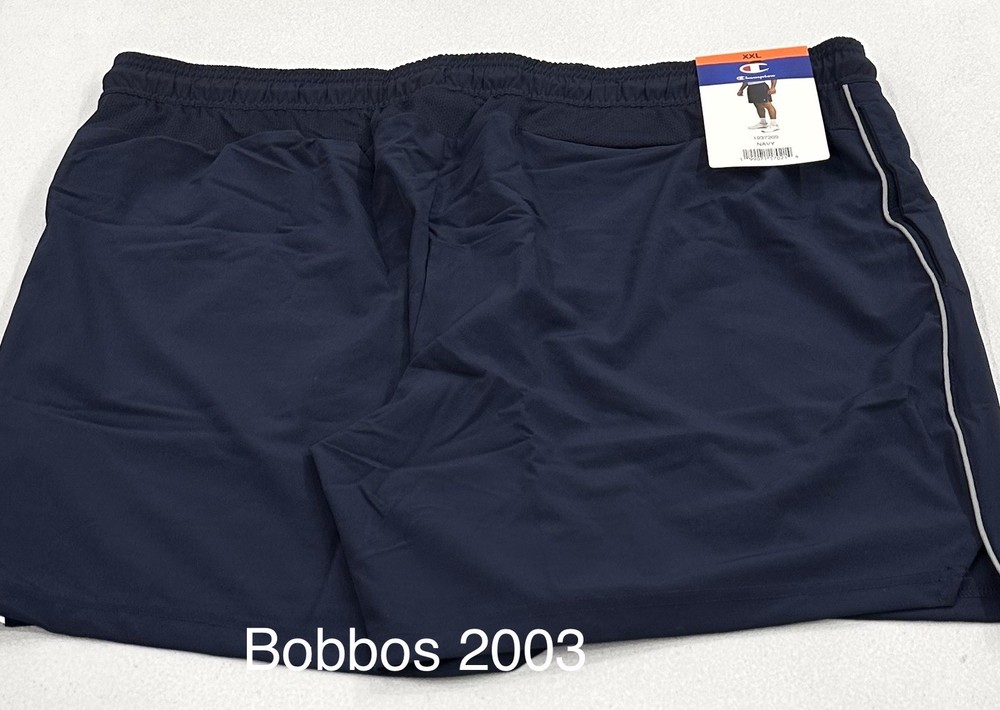 Champion Men's Pull-On Inner Drawstring Side Pockets Shorts, Navy, Size XXL