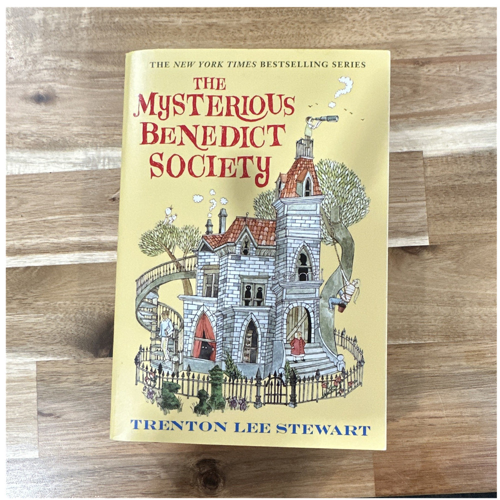 The Mysterious Benedict Society by Trenton Lee Stewart Paperback Illustrated