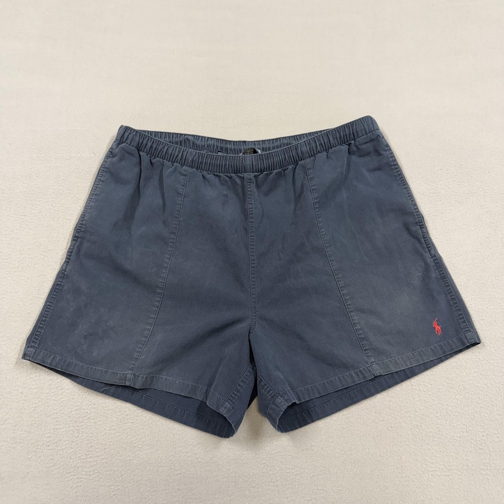 Polo Ralph Lauren Shorts Mens 2XL Blue Classic Fit 6 Inseam Chino Drawstring