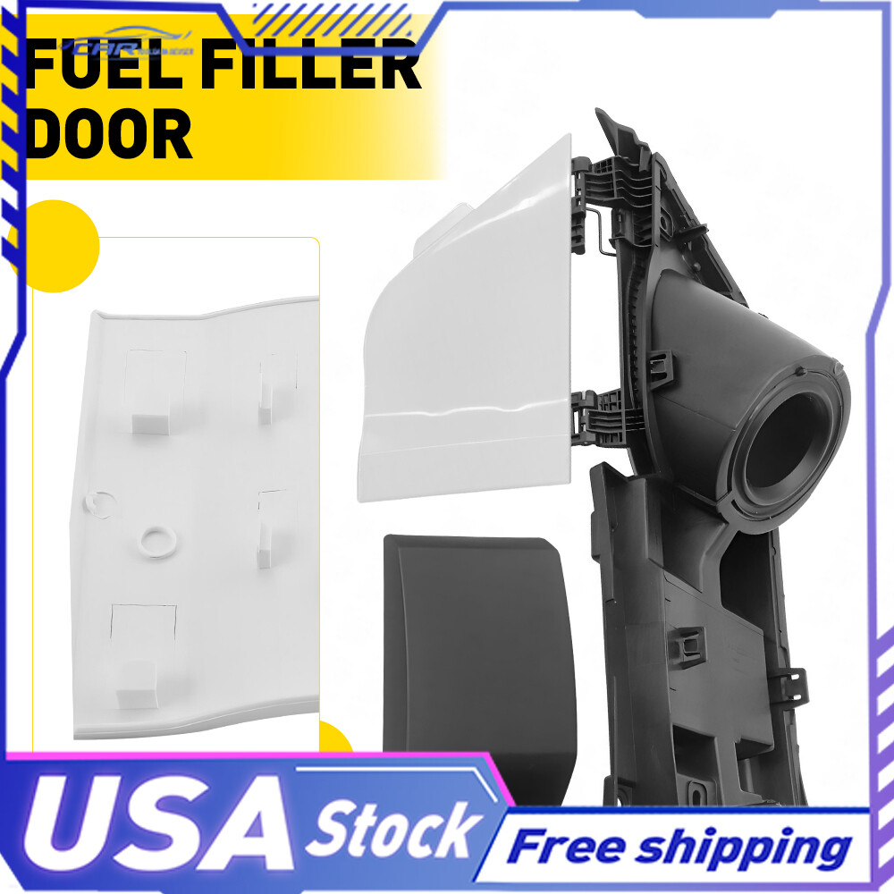 Fuel Filler Housing Door + Cap Gas Cover Trim For Transit Ford 150 250 350 15-23