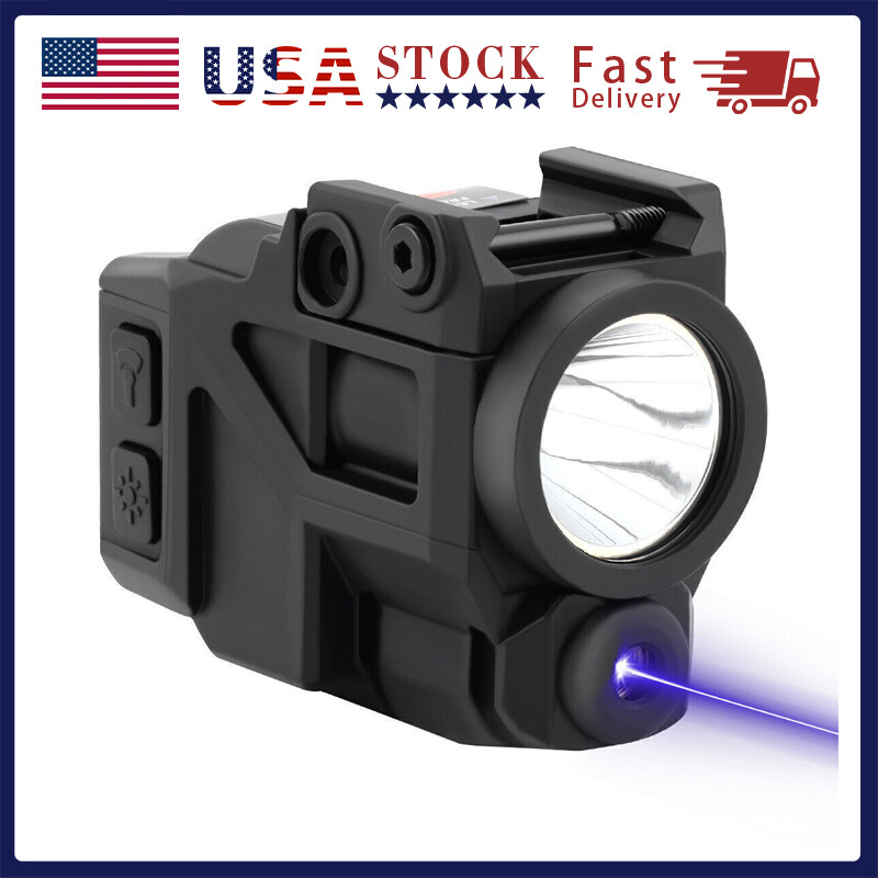 Green Red Blue Laser Sight 500lm Flashlight Combo For Glock 17 19 Taurus G2C G3C