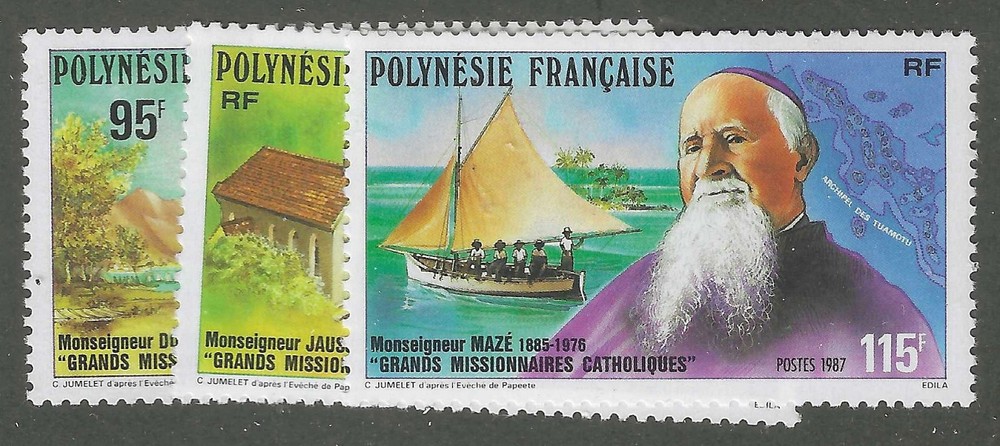French Polynesia # 471 - 473 MNH PO Fresh Cmplt Set!  ('25 SCV $6.40)