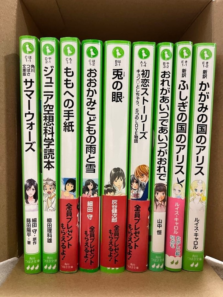 [Bulk sale] Kadokawa Tsubasa Bunko Popular children's book set 8 books Science