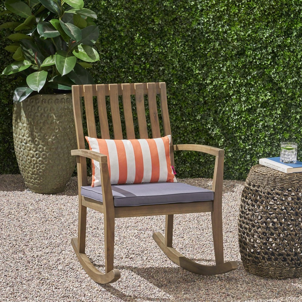 Colmena Outdoor Patio Rocking Chair for Comfortable Relaxation