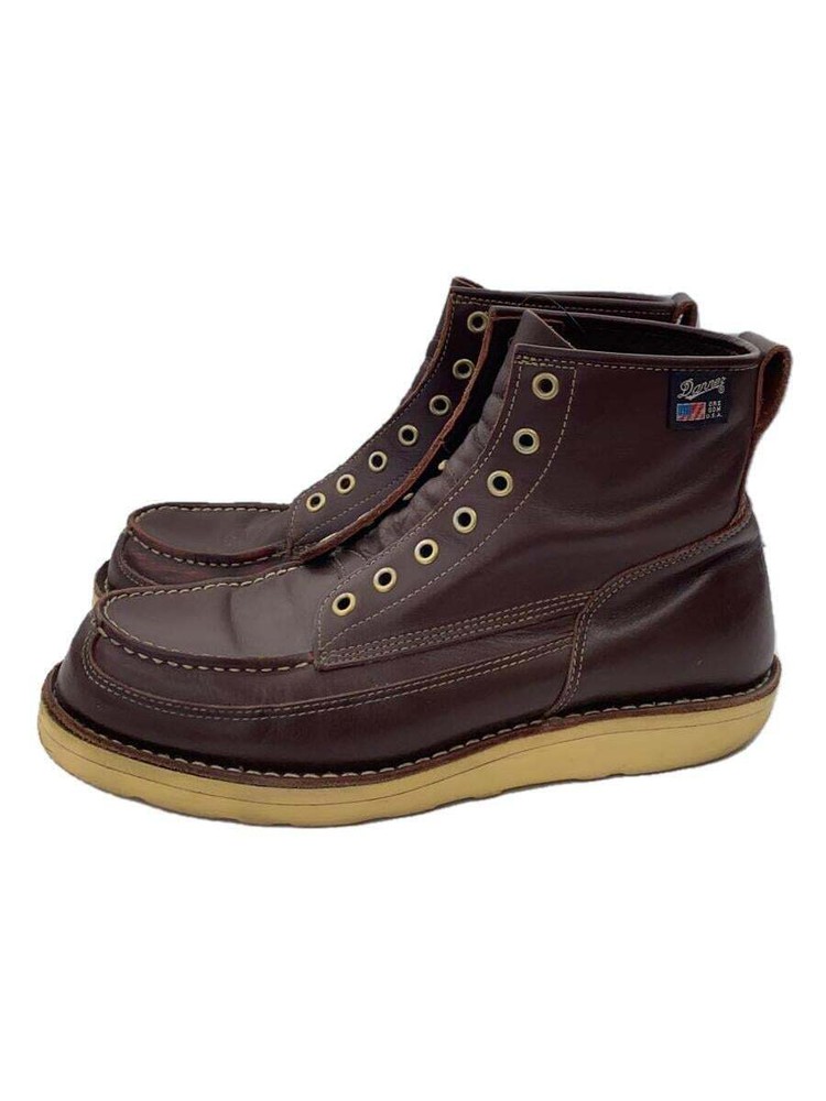Danner Men's Brown Leather Lace Up Boots with Vibram Sole US8.5