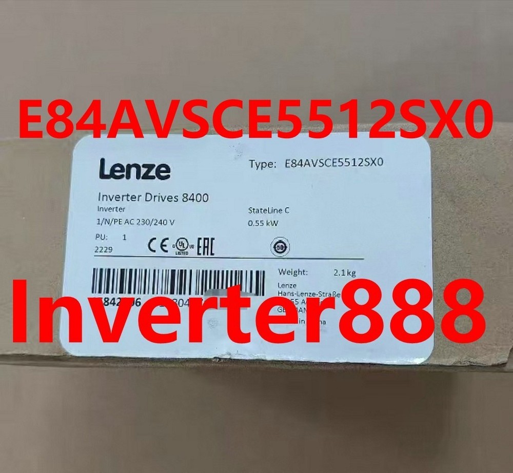 Lenze E84AVSCE5512SX0 8400 StateLine C 0.55kW 230V Inverter Drive In Stock Same