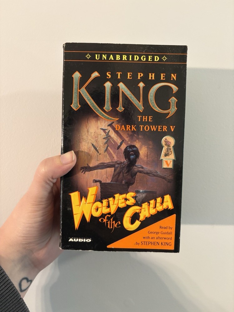 NEW Stephen King Dark Tower V: Wolves of the Calla Unabridged Cassette Audiobook