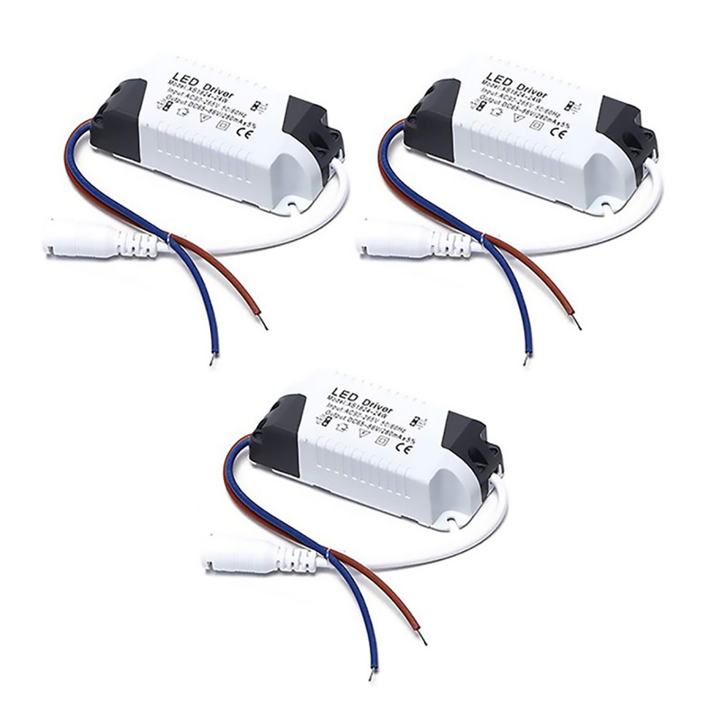 3PCS 18-24W LED Driver Adapter Transformer Ceiling Light Power Supply B