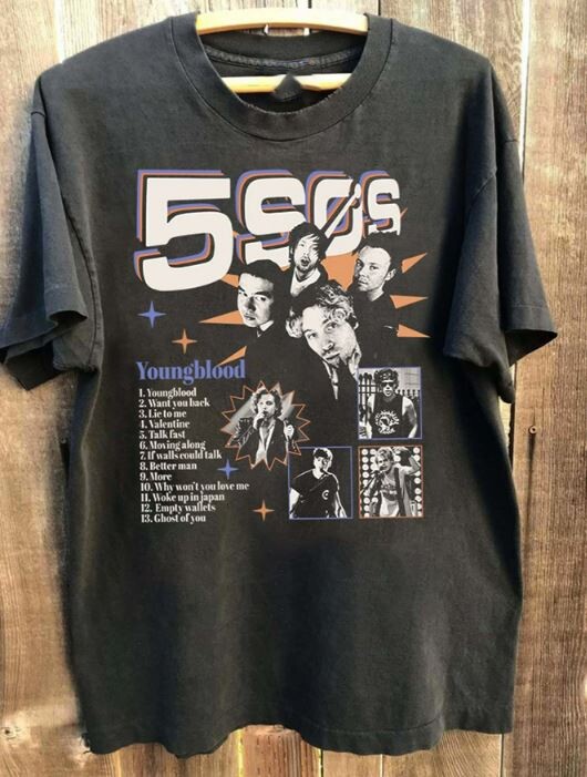 5 Seconds Of Summer T-Shirt, The Show 2023 Tour, 5SOS tshirt