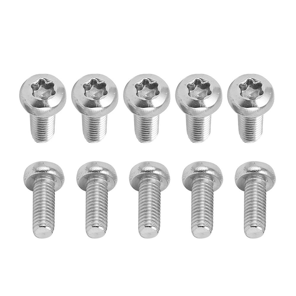 30Pack M3x8mm Pan Head Torx Screws 316 Stainless Steel Security Fasteners Silver