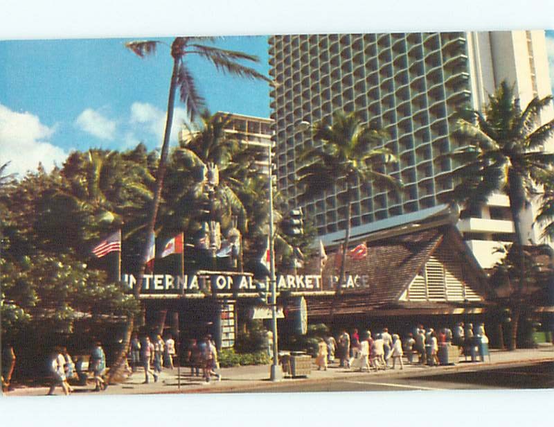 Unused Pre-1980 SHOPS ON STREET Honolulu Hawaii HI n0717