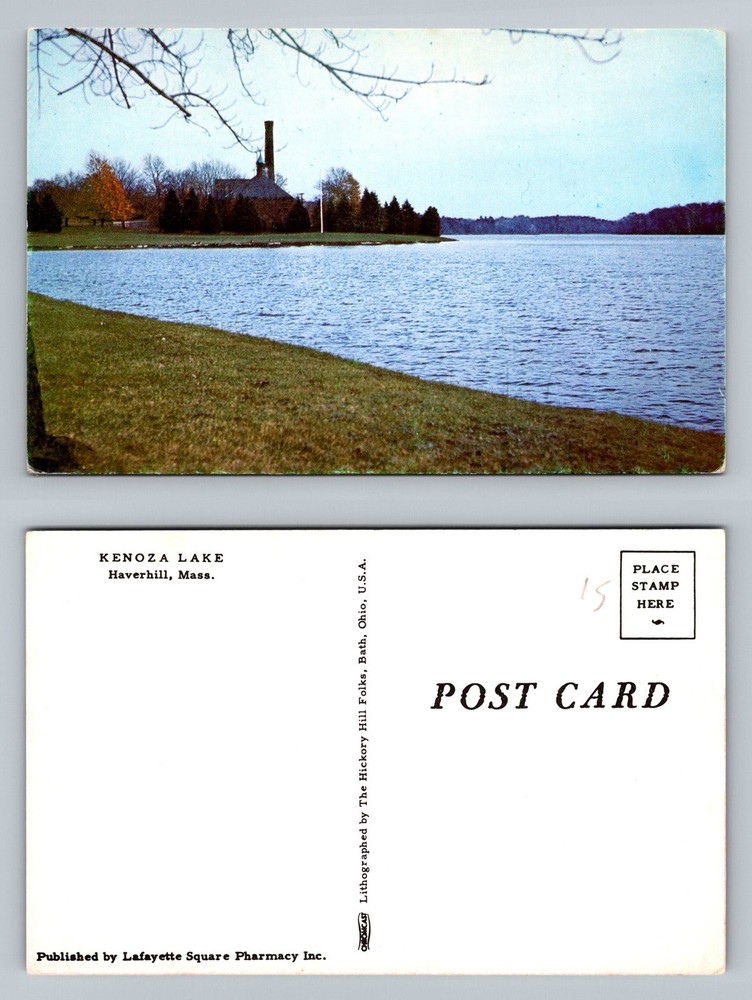 Haverhill, MA-Massachusetts, Kenoza Lake Waterfront Scenic View Vintage Postcard