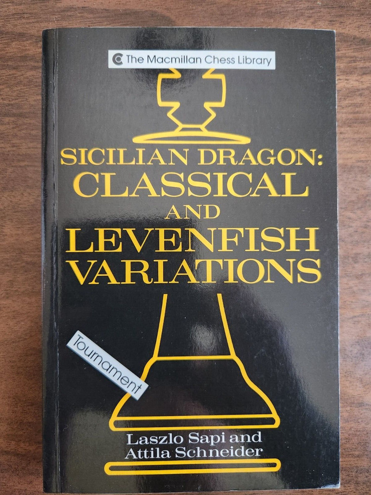 chess opening Sicilian Dragon Classical Levenfish analyzed paperback