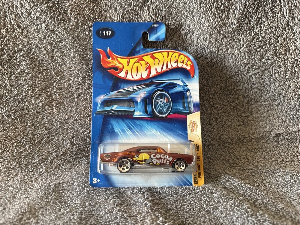 2004 Hot Wheels ~CEREAL CRUNCHERS~ Pontiac GTO 1967 5/5 (5 Spoke Hub Wheels)