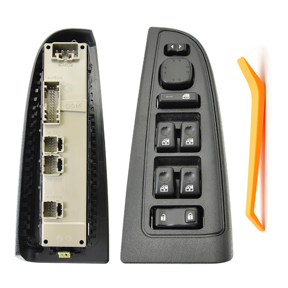 Front Driver Side Door Lock & Power Window Switch Bezel Assembly