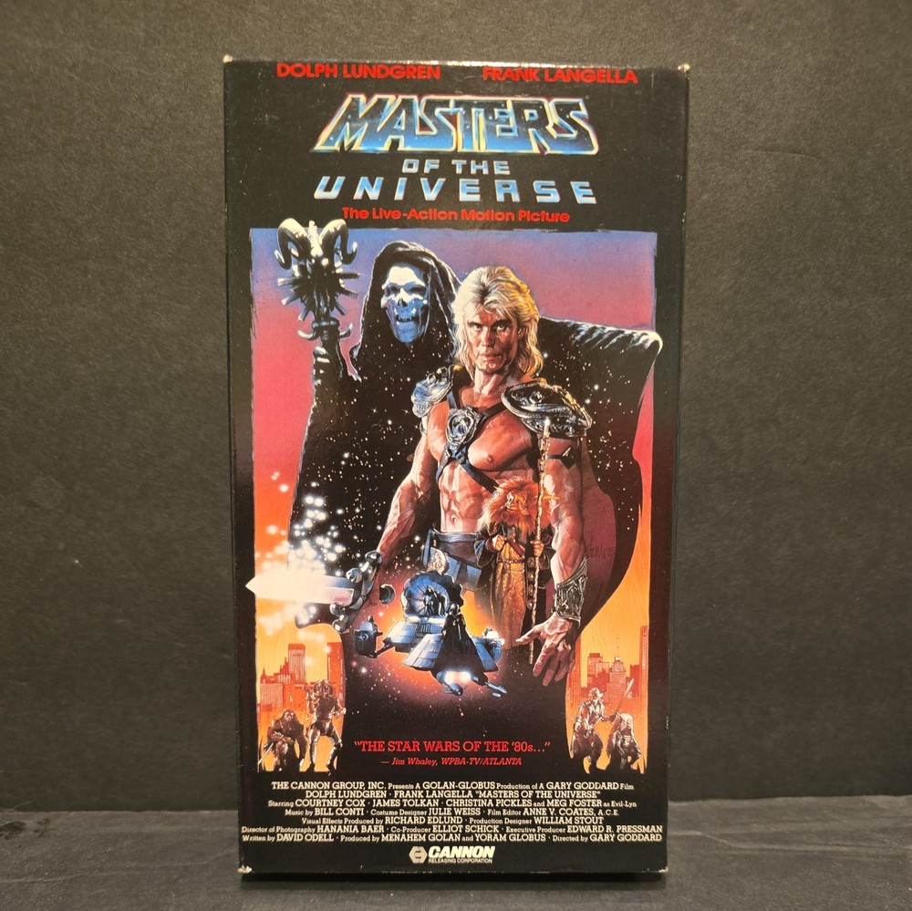 1987 Masters of the Universe VHS Dolph Lundgren Frank Langella Movie 80s(29)
