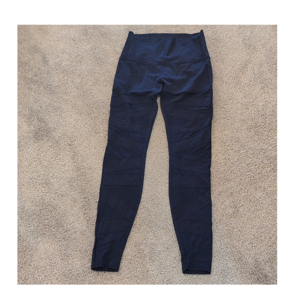lululemon athletica Wunder Under High Rise Ankle Leggings Navy Women's 8
