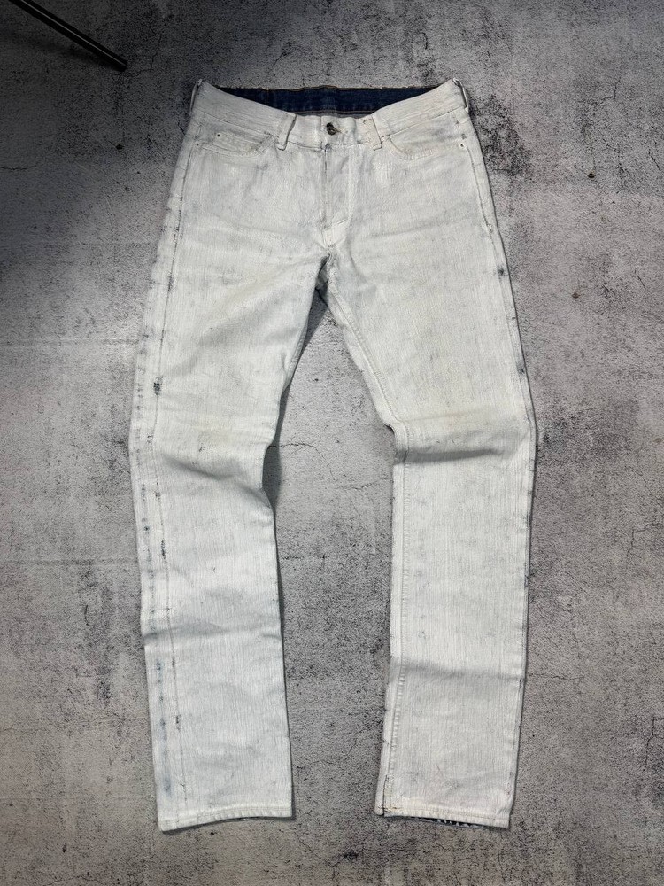 Maison Martin Margiela MMM and H&M Painted White Jeans Denim Men’s Size 29 US