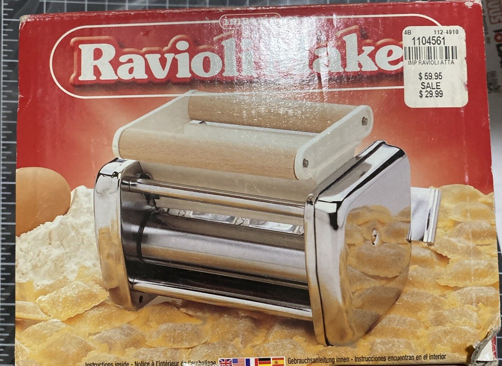 Imperia Ravioli Maker for Perfect 5x5 cm Pasta Creations