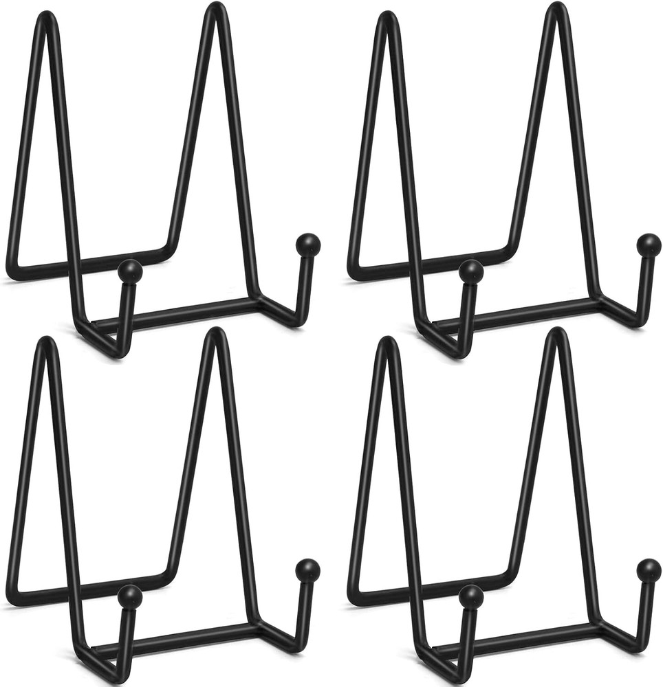 4-Pack Iron Easel Stands for Art Paintings and Photos