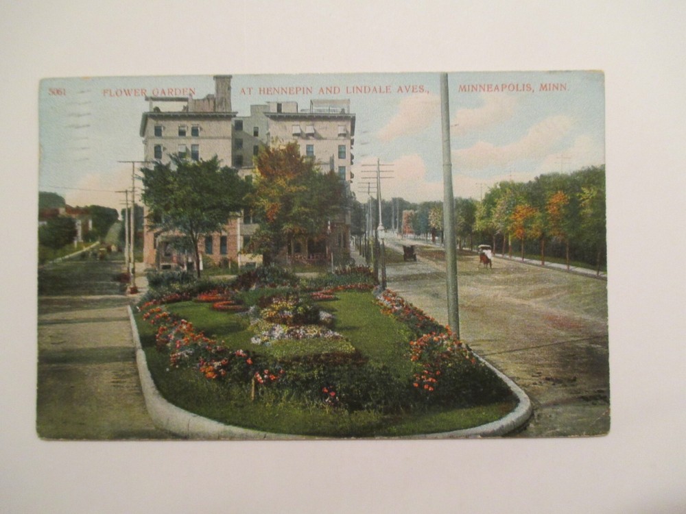 Minneapolis Minnesota Postcard Hennepin Lindale 1911 Avenue MN