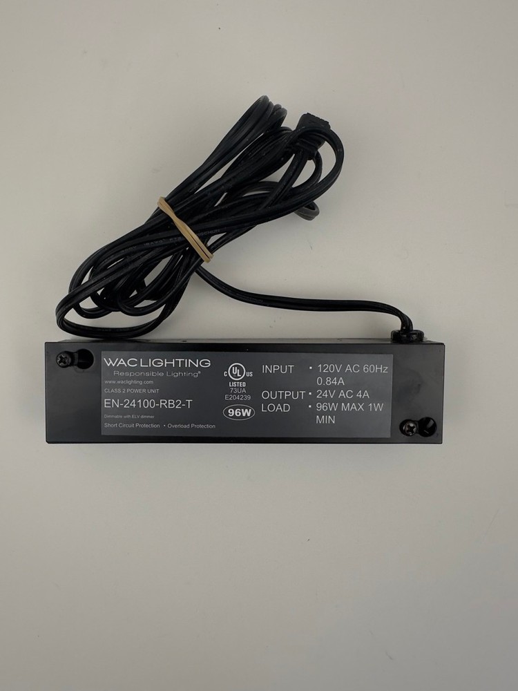 WAC Lighting EN-24100-RB2-T 24V 96W LED Power Supply Class 2 Tested