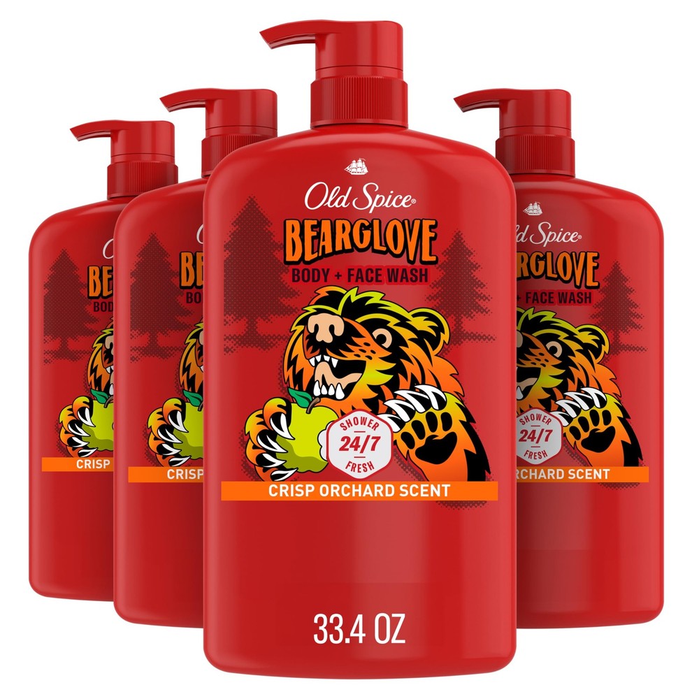 Old Spice Cleansing Body Wash for Men, 3X Defense, 24/7 Shower Fresh with Las...
