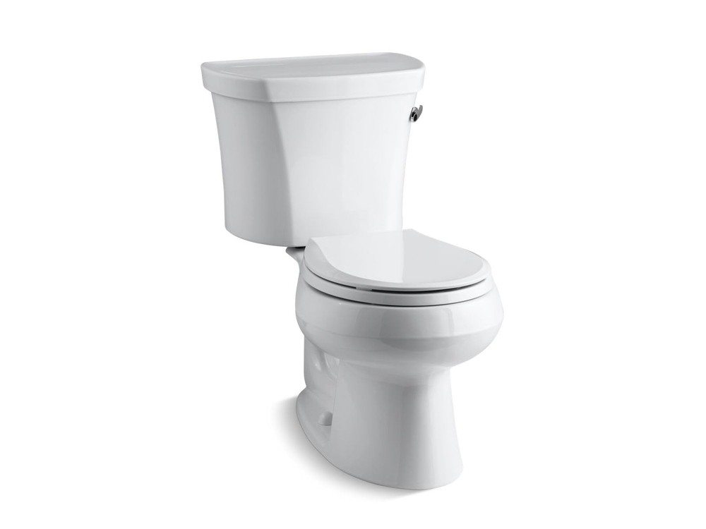 Wellworth 1.28 GPF Two-Piece Round Front Toilet with Class Five Flush Technology