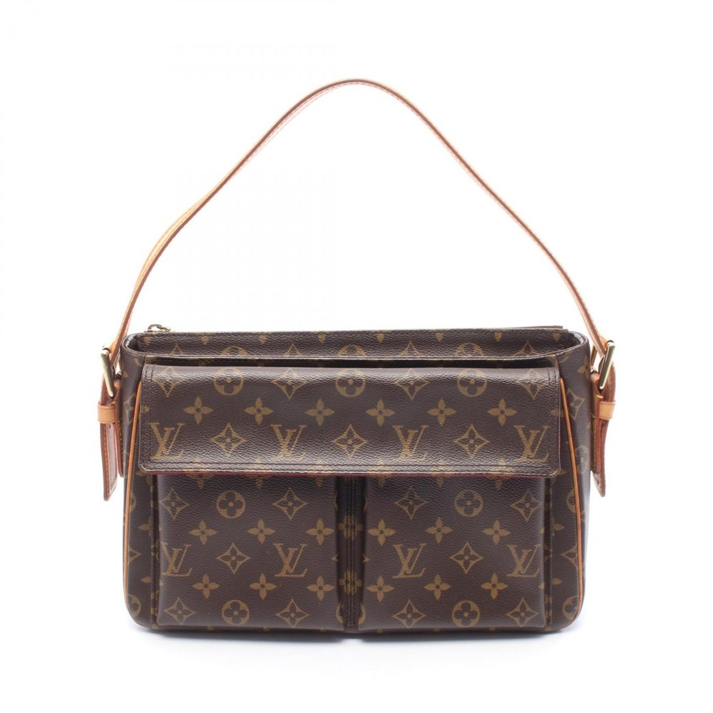 LOUIS VUITTON Vivacite GM shoulder Hand bag M51163 Monogram Canvas Used women