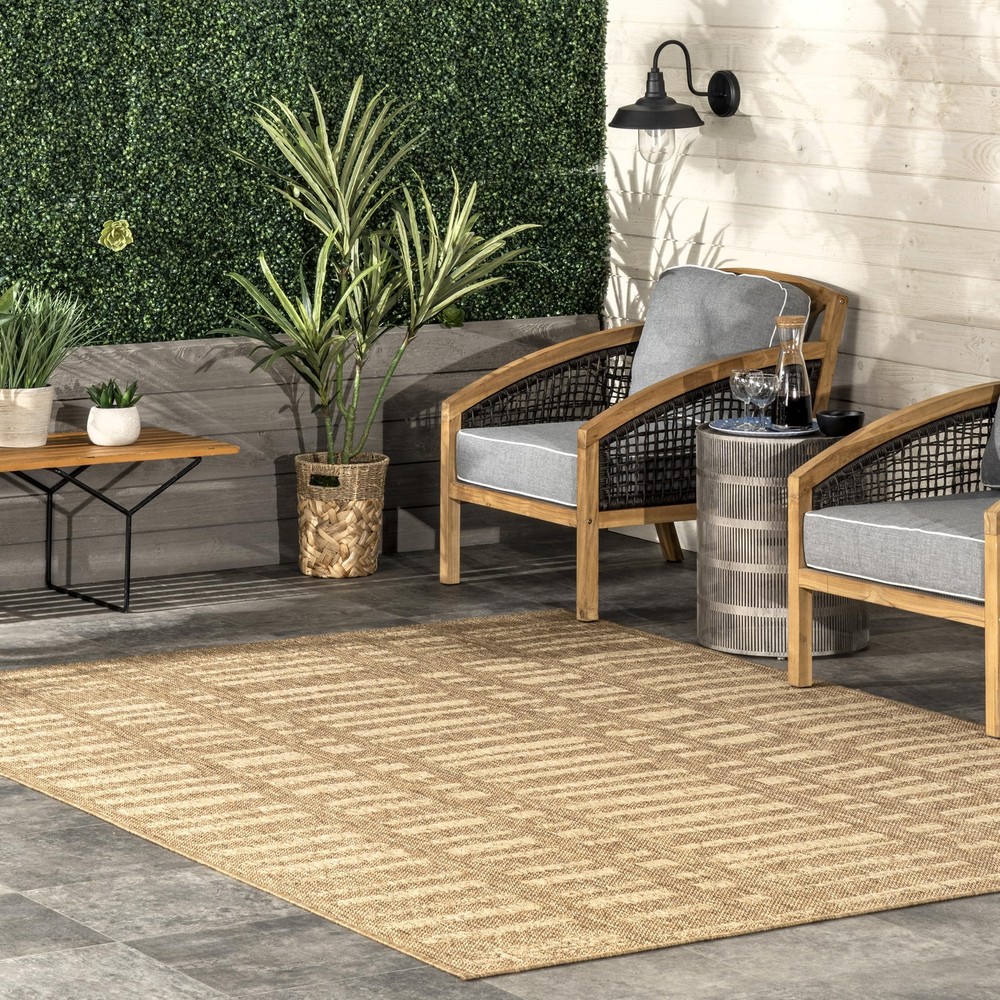 4x6 Outdoor Rug - Stain & Weather Resistant High-Performance Design